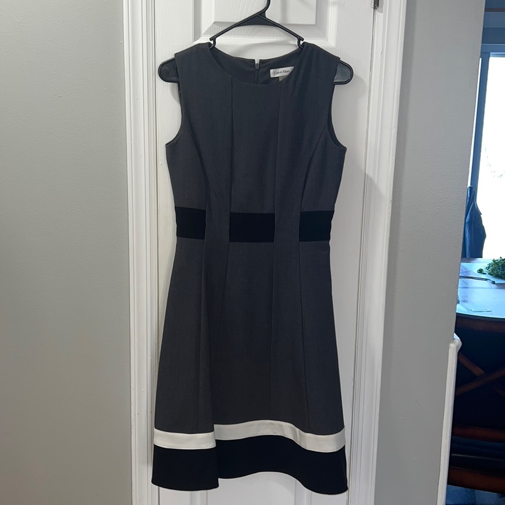 Calvin Klein designer Formal classy professional Gray conservative look fashion